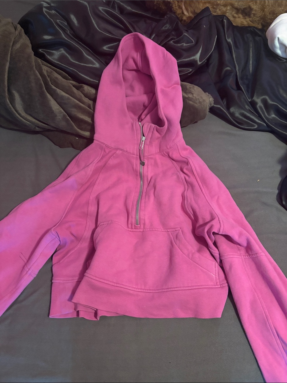 lululemon athletica Pink Half-Zip Hoodie